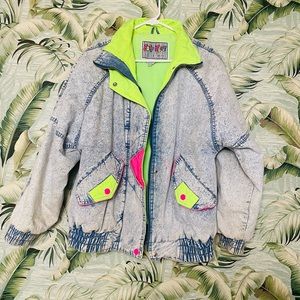 East West Jean puffer jacket